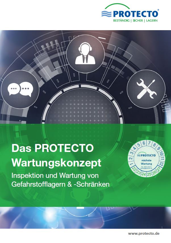 Wartungskonzept Gefahrstofflager